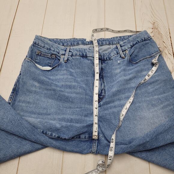 Good American good girl petite jeans high rise medium wash - Picture 4 of 9